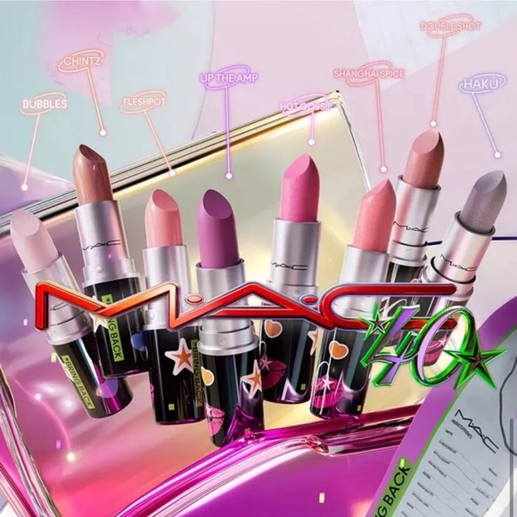 MAC Bubbles Lipstick Bringbacks 40th Anniversary Edition NEW - Picture 6 of 7